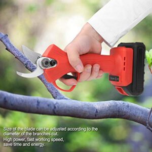 CHICIRIS Electric Secateurs, Pruning Shears, 21V Rechargeable Fruit Tree Scissors Lightweight Pruning Shears Branch Cutter, Garden Trimmer(1 Battery)