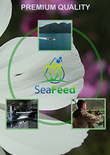 SeaFeed New Zealand Liquid Seaweed Fertilizer 33.8oz Liquid Plant Food for Indoor Plants Vegetables Trees and Lawns | Liquid Lawn Fertilizer