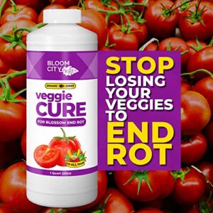 Veggie Cure by Bloom City, Blossom End Rot Solved for All Garden Plants & Vegetables (32 oz)