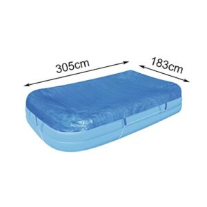Paddling Pools Inflatable Pool Family for Garden Swimming Cover Outdoor Tools & Home Improvement Pool Swim Rings for Kids (Blue, One Size)