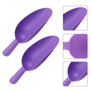 GANAZONO Kids Toys Kids Bath Toys Snow Beach Sand Shovel Plastic: 2pcs Soil Shovels Sand Shovels Planting Shovels Garden Spatulas Purple Baby Toy Baby Toy