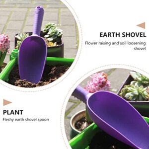 GANAZONO Kids Toys Kids Bath Toys Snow Beach Sand Shovel Plastic: 2pcs Soil Shovels Sand Shovels Planting Shovels Garden Spatulas Purple Baby Toy Baby Toy