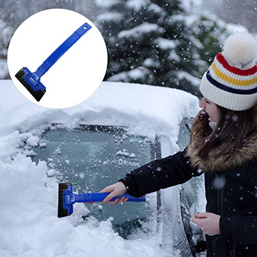 GARNECK Cleaning Tool Car Snow Shovel Plastic Anti-Slip Frost Snow Removal Shovel Removable Lightweight Ice Scraper Shovel Mud Removal Tool for Car Garden Camping Outdoor (Blue) Window Cleaner Tool