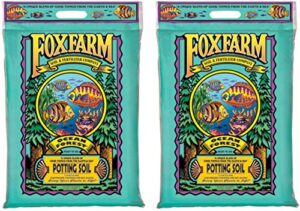fox farm ocean forest 6.3-6.8 ph plant garden potting soil mix, 40 pounds-1.5 cubic feet (2 pack)