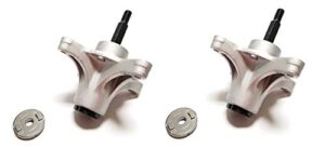 lawn & garden amc 2 spindle assemblies, (housings, shafts, blade adapters) compatible with toro exmark 139-6613 120-5235 shaft, 121-9107 120-6234 housing, 120-5236 blade adapter