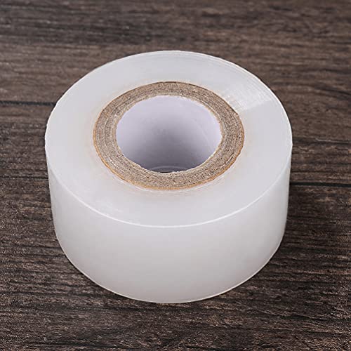 Cabilock Transparent Tape 5 Rolls Grafting Tape Garden Grafting Tape Clear Plant Repair Tape Self- Adhesive Garden Tape Stretchable Garden Graft Film for Fruit Floral Tree Stretch Belt Tool