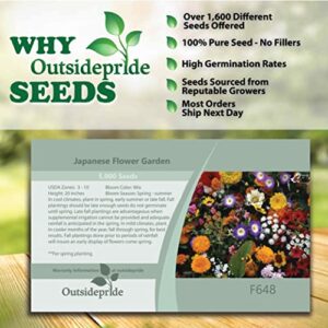 Outsidepride Japanese Flower Garden Seed Mix - 10000 Seeds