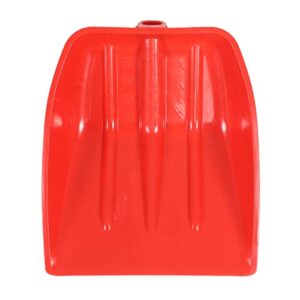 Plastic Garden Shovel, Snow Shovel Red PP Durable Easy To Install for Street Sweeper for Fallen Leaves for Agriculture(41 X 35cm / 16.1 X 13.8in)