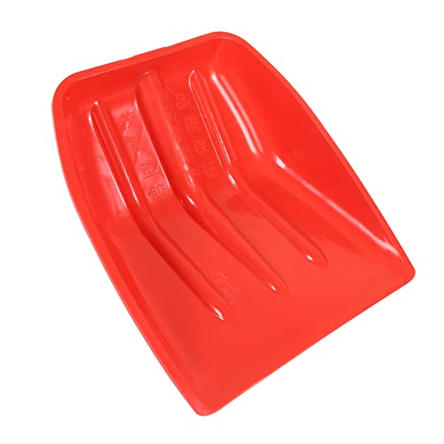 Plastic Garden Shovel, Snow Shovel Red PP Durable Easy To Install for Street Sweeper for Fallen Leaves for Agriculture(41 X 35cm / 16.1 X 13.8in)