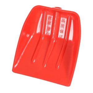 Plastic Garden Shovel, Snow Shovel Red PP Durable Easy To Install for Street Sweeper for Fallen Leaves for Agriculture(41 X 35cm / 16.1 X 13.8in)