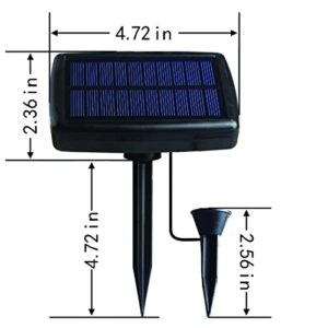 Engmoo Solar Garden Led Lights 10 in1 Waterproof Outdoor Solar Powered lamp for Patio Landscape Flower Beds,Porch, Yard Paths Walkways