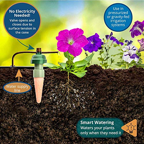 Blumat Automatic Watering System for 5 Plants (Starter Kit)| Fully Automatic Drip Irrigation Kit | No electricity, No Batteries required | Garden, Patio, Hanging Baskets, Raised Bed, Greenhouse | Sustainable Outdoor System