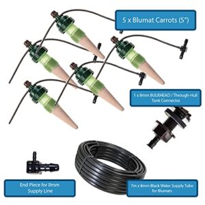 Blumat Automatic Watering System for 5 Plants (Starter Kit)| Fully Automatic Drip Irrigation Kit | No electricity, No Batteries required | Garden, Patio, Hanging Baskets, Raised Bed, Greenhouse | Sustainable Outdoor System