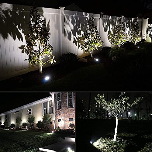 MIHEAL 110V 2Pack 10W LED Flood Light,Cool White, IP68 Waterproof Super Bright Security Lights, Outdoor Floodlight for Yard, Garden, Playground, Basketball Court [Energy Class A++]