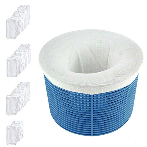 ANBOSE Pool Skimmer Socks of 35 Pack Perfect Pool Savers for Filters for Baskets, and Skimmers The Durable Filter Socks Nets Cleans Debris and Leaves to Protect Your Pools and Spas