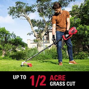 POWERWORKS 40V 16 Inch String Trimmer, Weed Eater Grass Wacker Cordless for Garden and Lawn, Front Mount, 2Ah Battery and Charger Included, 2106113AZ