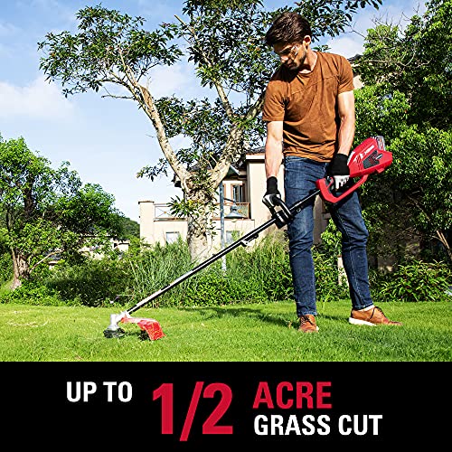 POWERWORKS 40V 16 Inch String Trimmer, Weed Eater Grass Wacker Cordless for Garden and Lawn, Front Mount, 2Ah Battery and Charger Included, 2106113AZ