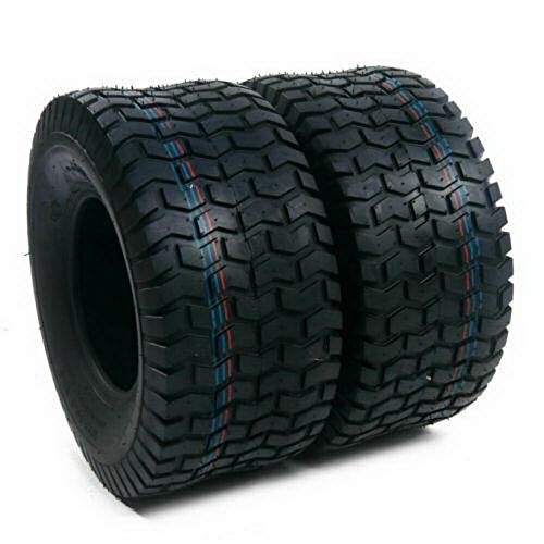 Set of 2 18X9.50-8 4PR Lawn Mower Tires Tubeless Turf Garden Tires