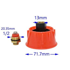 TRENTSNOOK Irrigation dripper Garden Spray Misting Nozzle Male 1/2 Garden Fog Nozzle Irrigation Fitting Home Watering Garden Tools 1pcs