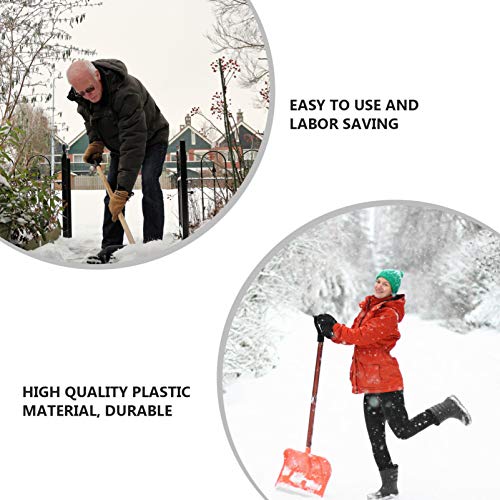 Cabilock Metal Serving Spoons D Grip Shovel Handle Grip Plastic for Snow Shovel Digging Raking Tool Grip Pike Pole 32mm Inner Diameter Garden Accessories Metal Forks