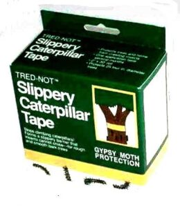 gypsy moth/tent & oakworm caterpillar tree band barrier tape protection