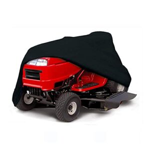 lawn mower cover, heavy duty waterproof universal fit mower cover, uv protection tractor mower cover, all season/weather protection