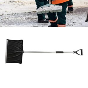 Snow Shovel for Car, Large Capacity Foldable Lightweight Aluminum Telescopic Portable Snow Shovel, Parent Child Playing Snow, Shovel for Garden, Car, Camping with Extra Ice Scrape