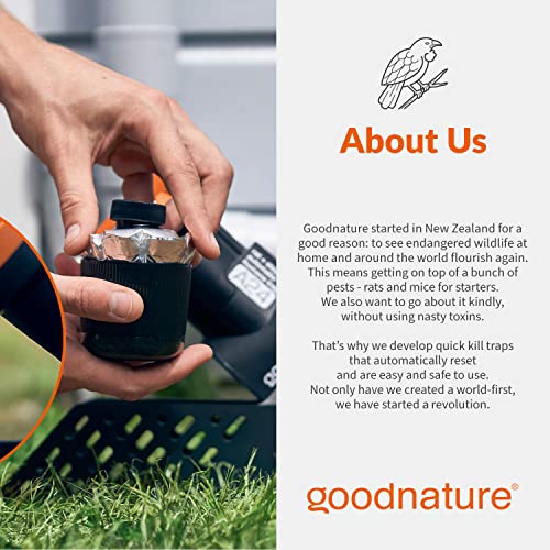 Goodnature Replenishment Pack, Automatic Paste Pump with Chocolate Paste Formula & CO2 Canister, Pet-Friendly & Home Safe