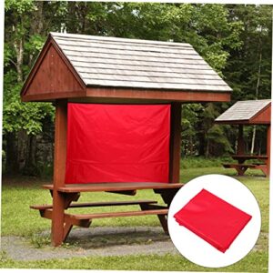 YARNOW Outdoor Swings 1pc Outdoor Tent Protective Red Patio Carport Canopy Pool Lawn Shade Garden Block Yard Net Deck Screen Greenhouse Tarp Fabric Cover Shelter Backyard Outdoor Pergola