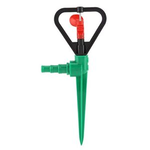 lawn spray, corrosion resistance easy to adjust and control low water pressure spray pattern 360 degree dripper, adjustable sprayer stake for balcony garden