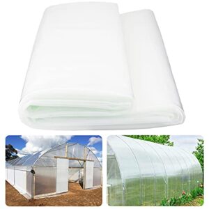 6 mil greenhouse plastic film sheeting cover, 10′ x 26′ uv resistant polyethylene film, 4 year green house hoop supply farm plastic cover