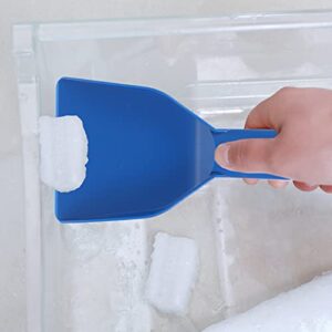 Yardwe 2pcs Ice Tools Remover Refrigerator Garden Deicing Freezer Tool Scoops Removing Plastic Shovels Car Frost Scraper Scrapers Snow for Practical Fridge Scoop Cleaning Household