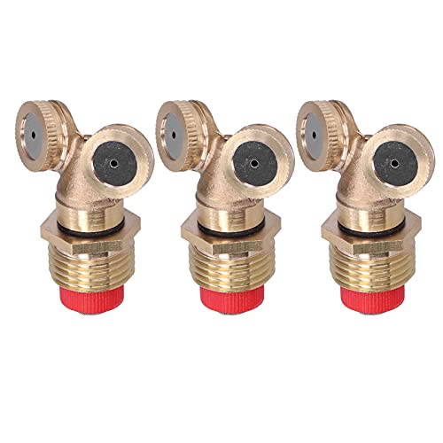 Water Spray Head, Irrigation Accessory Garden Spray Nozzle Brass Nozzle for Watering for Flowers Greenhouses for Gardens for Greenhouses