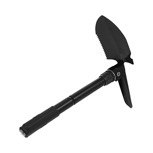 DECHOUS 1 Set of Multifunctional Shovel Folding Shovel Garden Shovel Winter Folding Snow Shovel Outdoor Survival Shovel Foldable Camping Spade Black