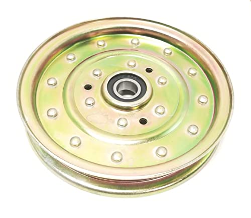 Heavy Duty Idler Pulley - Compatible With Exmark Pulley 116-4667 126-4667 126-7685 1-633109 132-9424, Compatible With Husqvarna 539102610, Compatible With Toro 116-4667 1267684 132-9424 1-633109