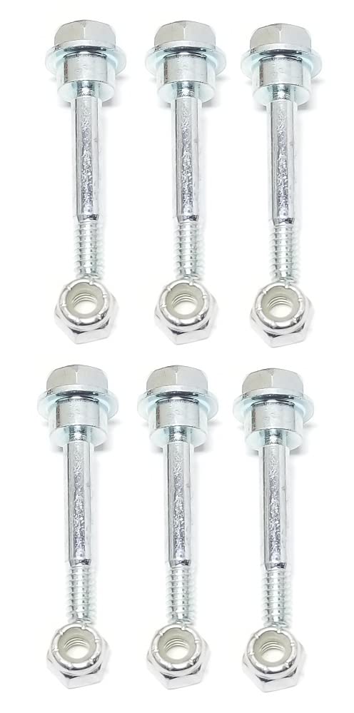 LAWN & GARDEN AMC 6 Pack of Shear Pins & Nuts Compatible with Craftsman Poulan Husqvarna Shear Pin Kit 188243 or 532188243