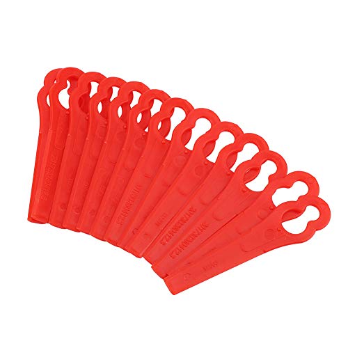 100Pcs Mower Cutter Blade Plastic Machine Trimming Blades Motor Brush Trimmer Parts Kit for FRT18A FRT18A1 Art 46155 FRT20A1 Accessories