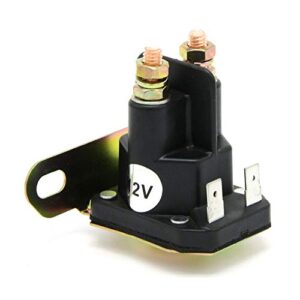 starter relay solenoid fit for john deere, mtd cub cadet, lawn tractor, marine outboards, inboard power tilt, johnson, trim motor replaces # 435-151 am138068 725-04439 862-1211-211-16