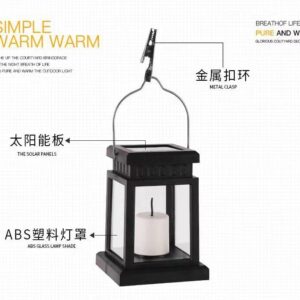 Solar Lights Outdoor Hanging Lanterns, Candle Flickering Flame Effect LED Solar Lights,Warm White, Decorative Lighting with Stakes for Patio, Garden, Lawn, Deck, Tent, Tree, Yard- Waterproof