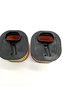 shiosheng 2pcs compre heavy duty air filter fit husqvarna 371 372 xp 372xp 503818001 503818004 chainsaw square type