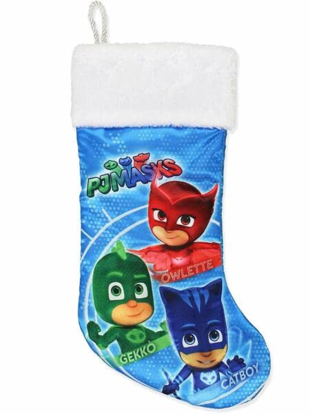 for PJ Masks Owlette, Gecko, & Catboy Christmas Stocking, 17", Area Home & Garden