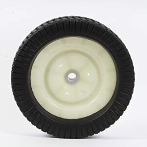 Agri-Fab 44985 Lawn Tractor Lawn Sweeper Attachment Wheel Assembly Genuine Original Equipment Manufacturer (OEM) Part White