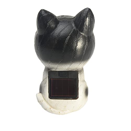 Bright Eyes Solar Light LED Pet Animal Garden Ornaments Gift Decorations Solar Outdoor LED Light Eyes Animal Statue for Garden, Patio, Lawn, and Yard Décor