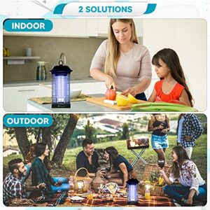 Triango3 Bug Zapper Outdoor Waterproof – 18W Lamp Outdoor Fly Traps – Compact and Ergonomic IPX4 Mosquito Killer Outdoor – Special Cleaning Mechanism – Ideal for Yard, Patio, Balcony