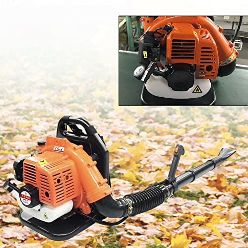 TQSHOoP Gas Leaf Blower 42.7CC 2-Stroke Petrol Backpack Leaf Blower Lightweight Heavy Duty Gasoline Powered Leaf Blowers Commercial Air-Cooled Sweeper for Lawn Garden Blowing Dust Debris