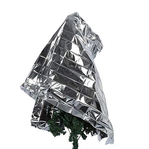 Tnfeeon Silver Reflective Film Garden Greenhouse Covering Foil Environmentally Safe Sheets Increase Growth for Vegetables Flowers