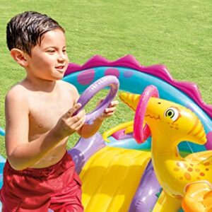 Intex Dinoland Inflatable Play Center, 119in X 90in X 44in, for Ages 2+