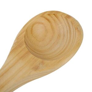 GLOGLOW Sauna Single Wooden Spoon, Comfortable Handmade Spoon, Sauna Room for Home Garden