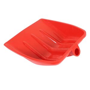 kadimendium plastic garden shovel, red easy to install snow shovel for rubbish for fallen leaves(41 x 35cm / 16.1 x 13.8in)