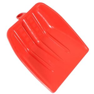 Kadimendium Plastic Garden Shovel, Red Easy to Install Snow Shovel for Rubbish for Fallen Leaves(41 X 35cm / 16.1 X 13.8in)